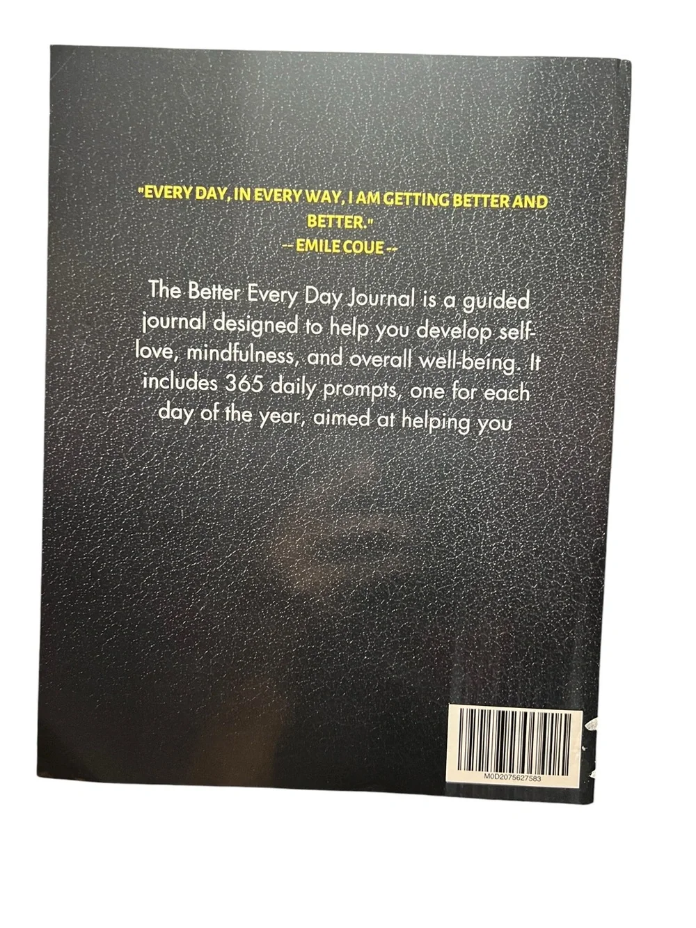 ‘Better Every Day'  Journal Unused